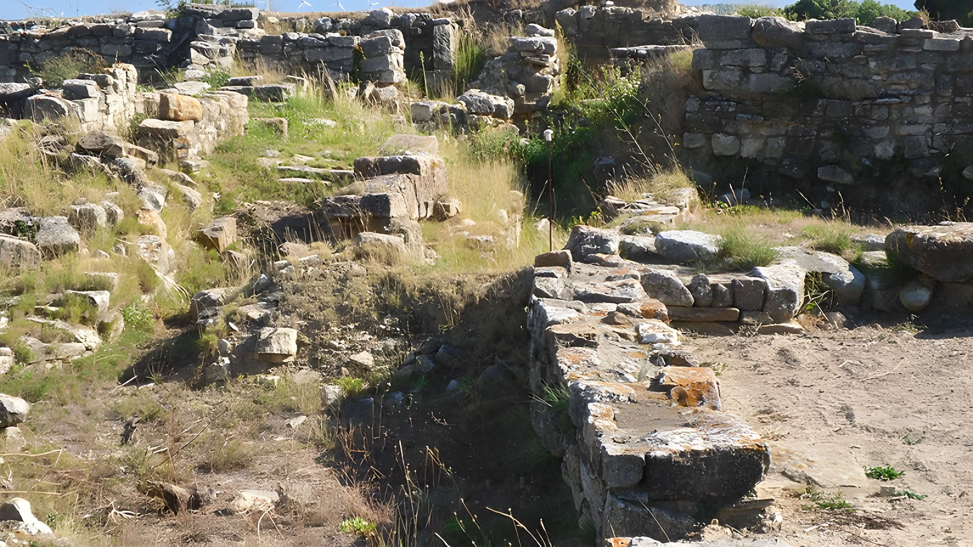 Vestiges de l'oppidum de Pech de Maho