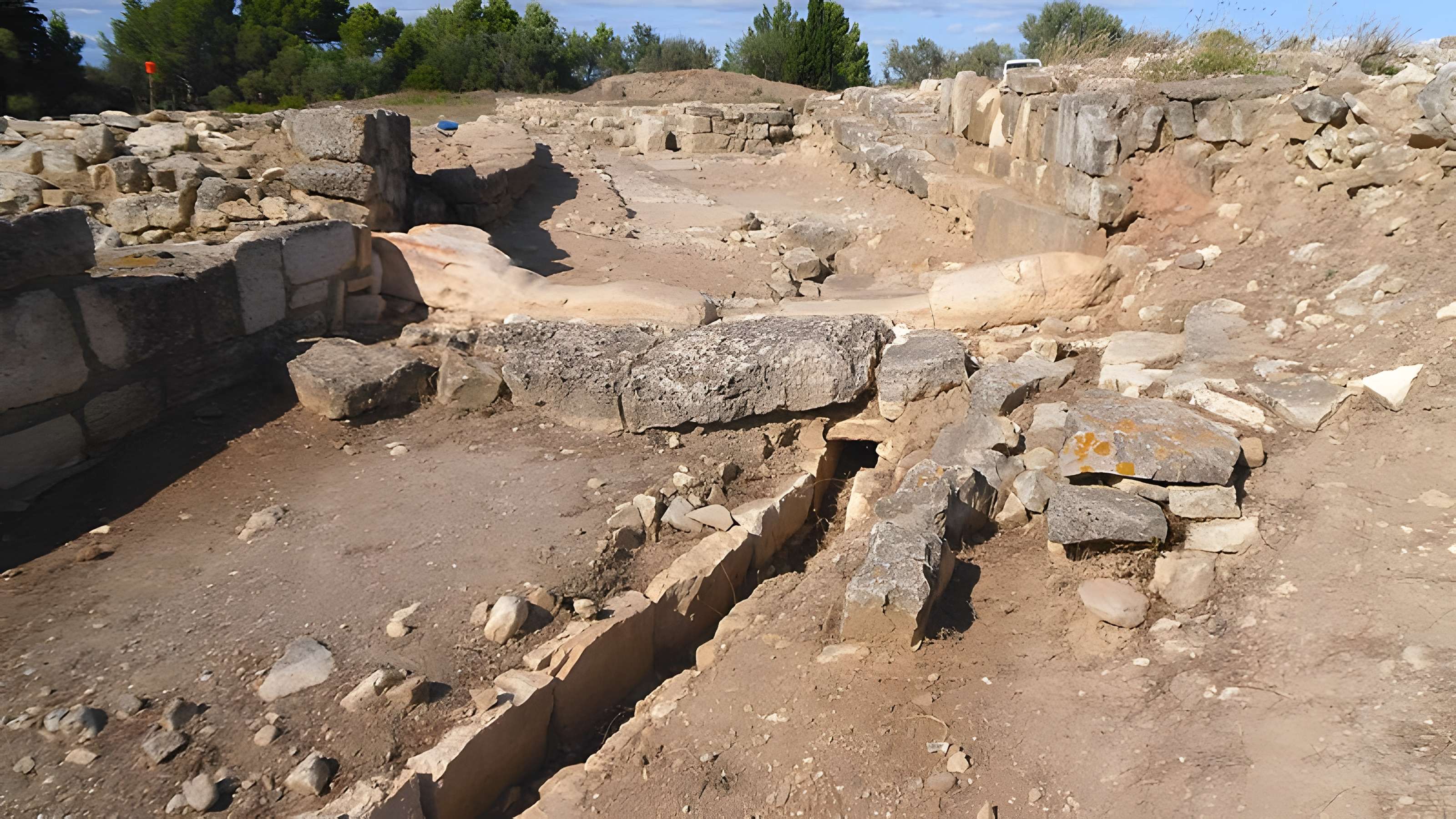 Vestiges de l'oppidum de Pech de Maho