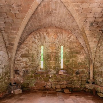 Ruines de lancien prieuré du Sauvage