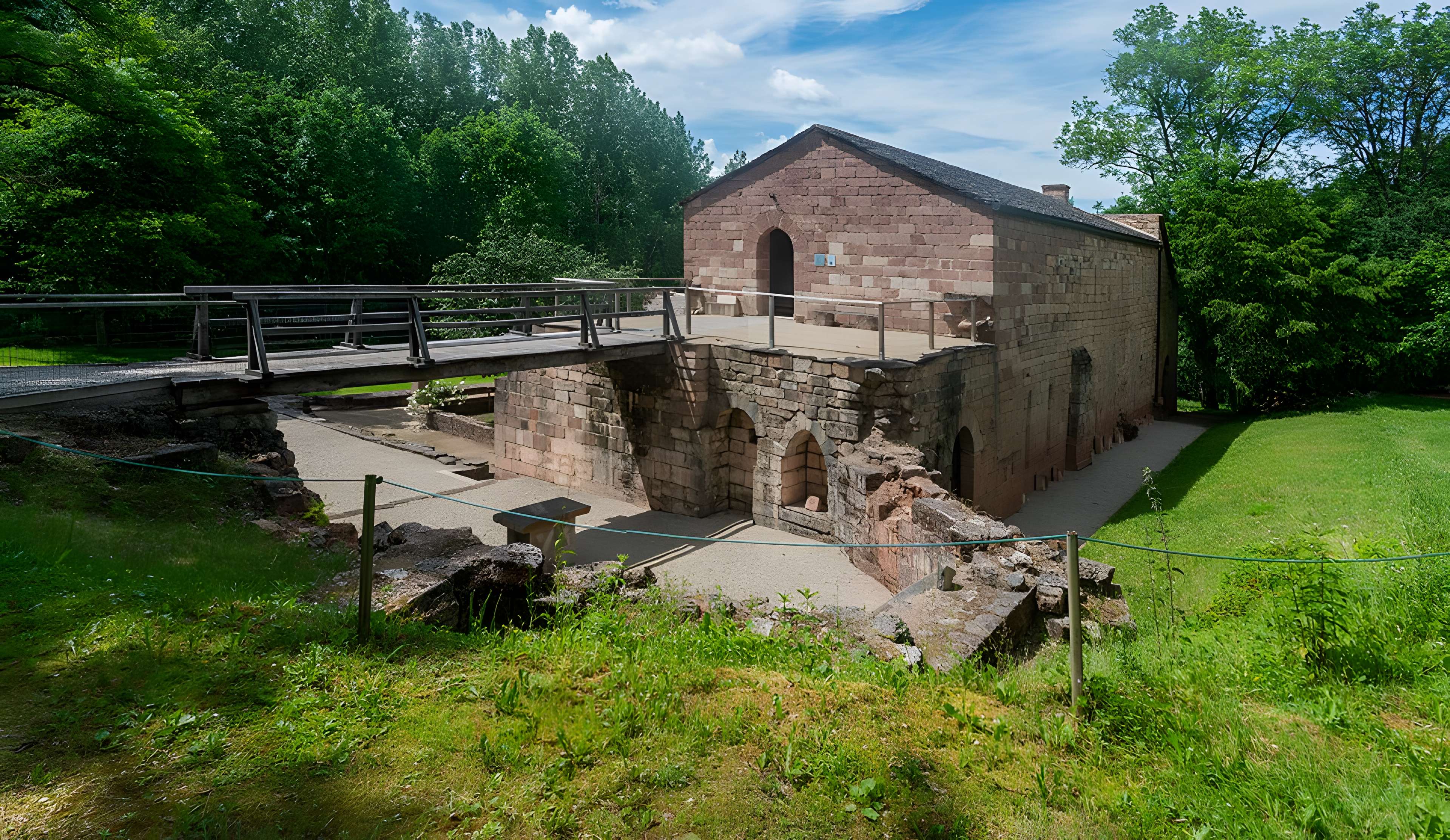 Ruines de l'ancien prieuré du Sauvage