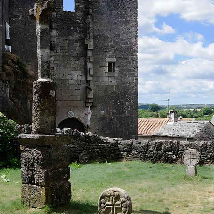 Photo de Donjon e i resti del castello