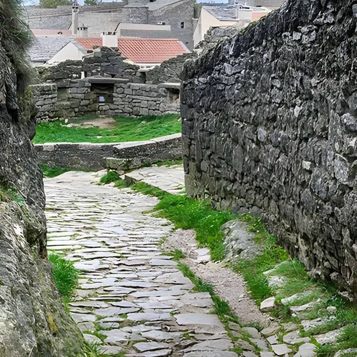 Photo de Donjon e i resti del castello