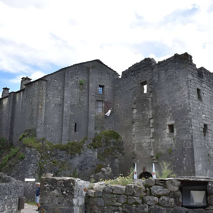 Photo de Donjon e i resti del castello