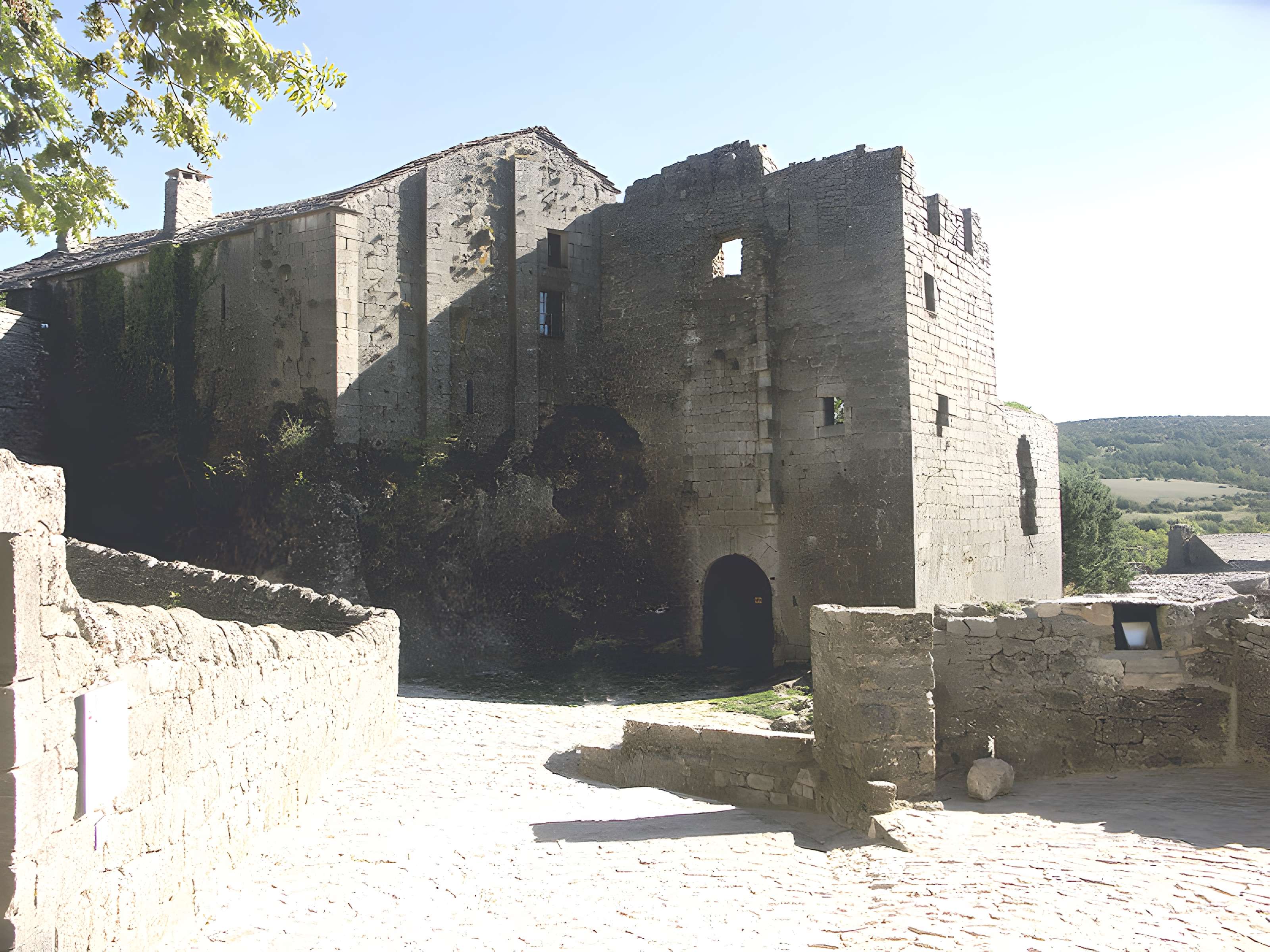 Donjon et les restes du château