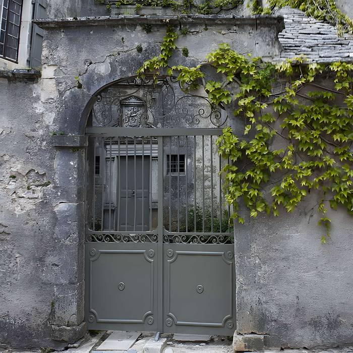 Photo de Haus unterstützt von der nördlichen Front der Rampen