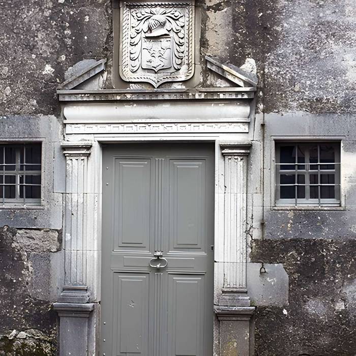Photo de Haus unterstützt von der nördlichen Front der Rampen