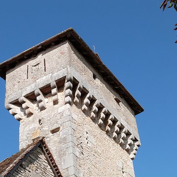 Porte de ville à machicoulis
