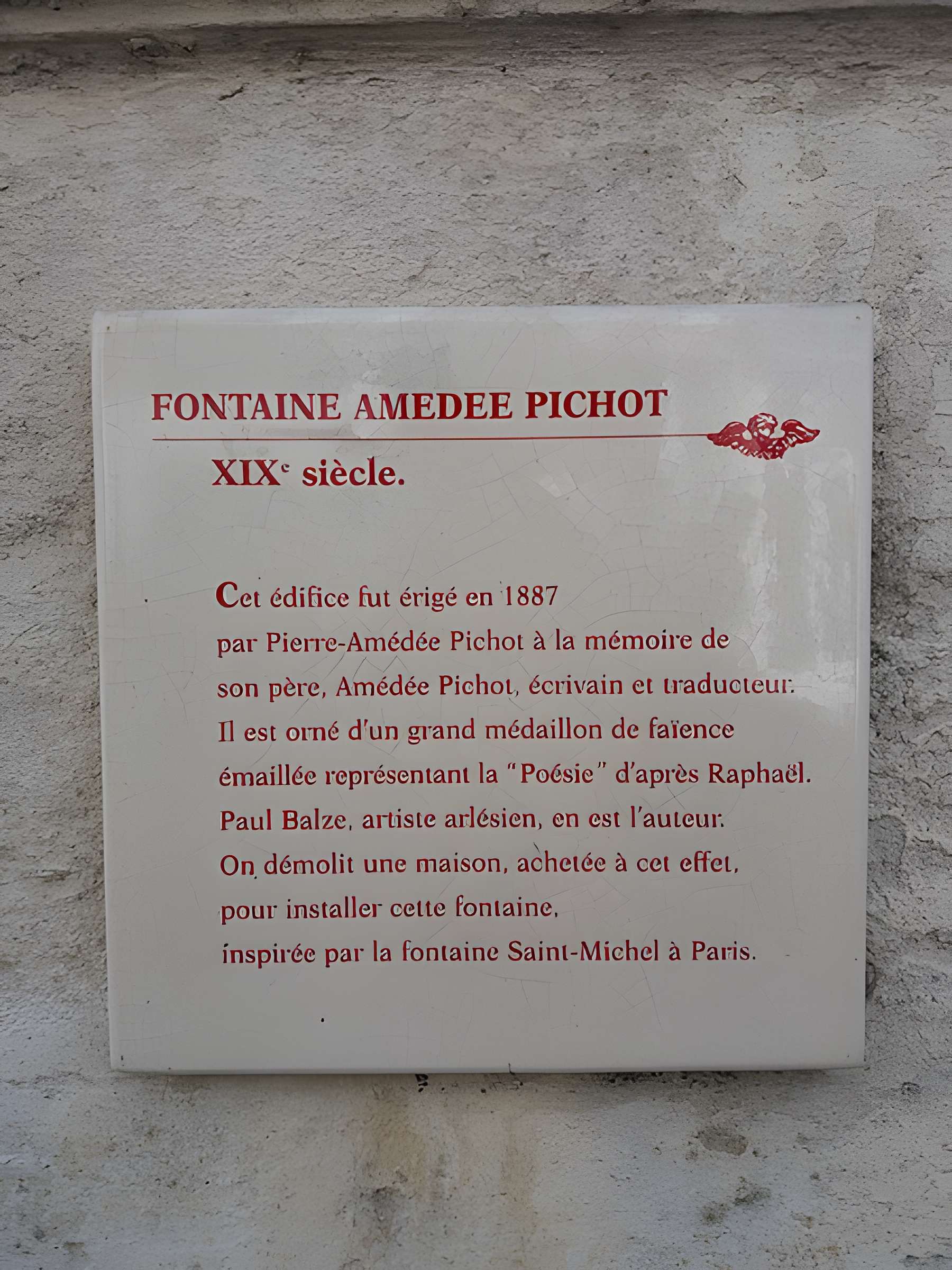 Fontaine Amédée Pichot
