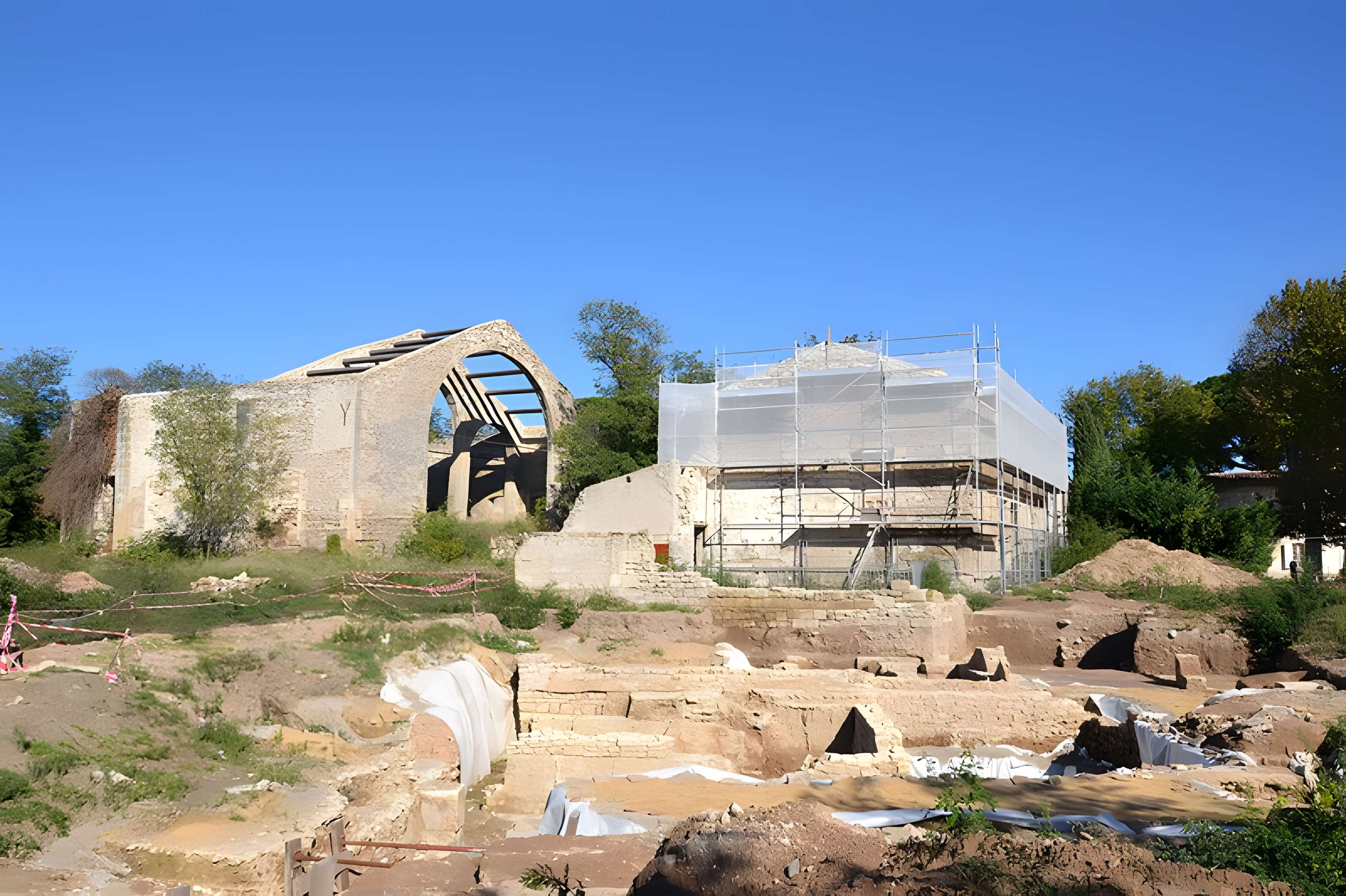 Terrain de 362, 40 m2 contenant des vestiges archéologiques