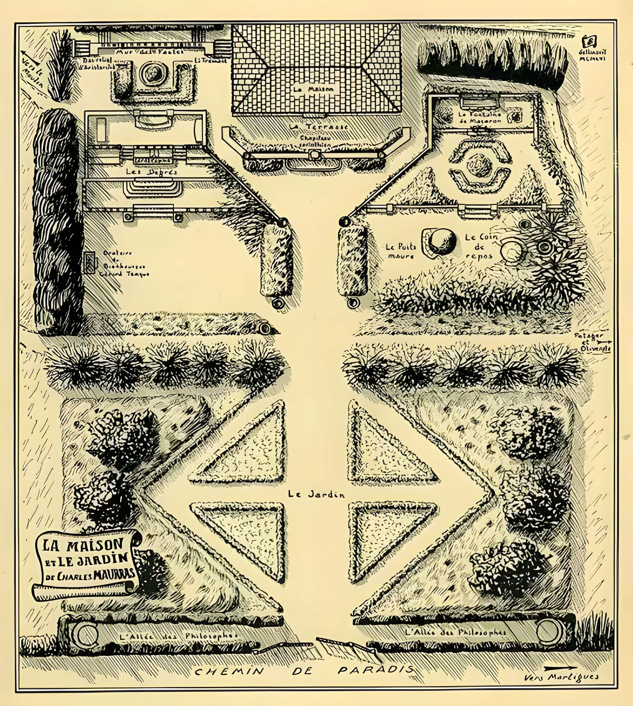 Bastide provençale, dite aussi Maison du chemin du Paradis