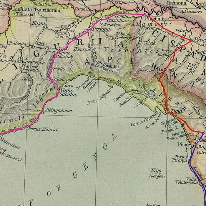 Photo de Antique voie aurélienne également sur commune de Maussane