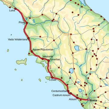 Antique voie aurélienne également sur commune de Maussane