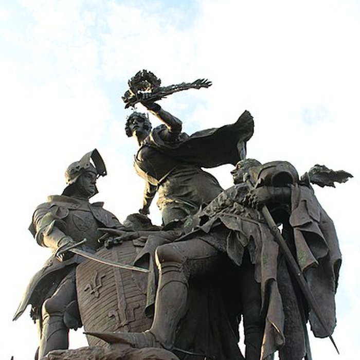 Photo de Groupe sculpté de la bataille de Formigny