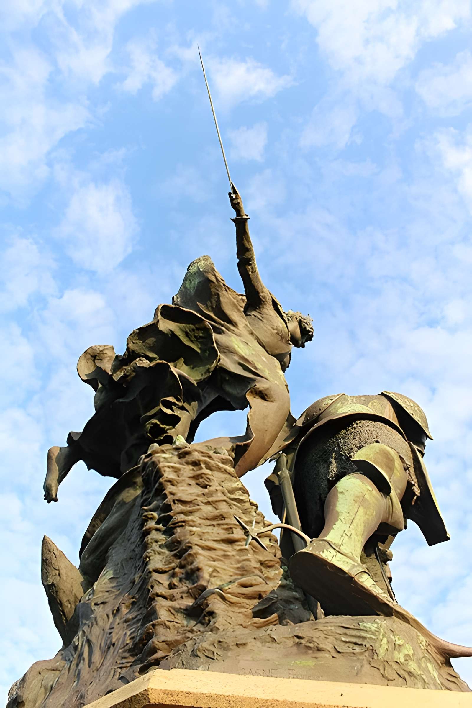 Groupe sculpté de la bataille de Formigny