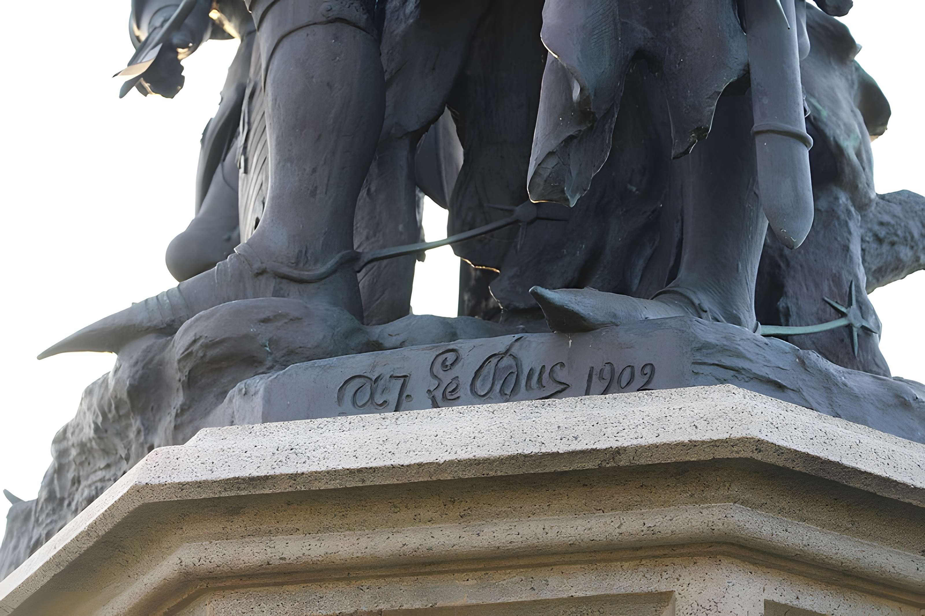 Groupe sculpté de la bataille de Formigny