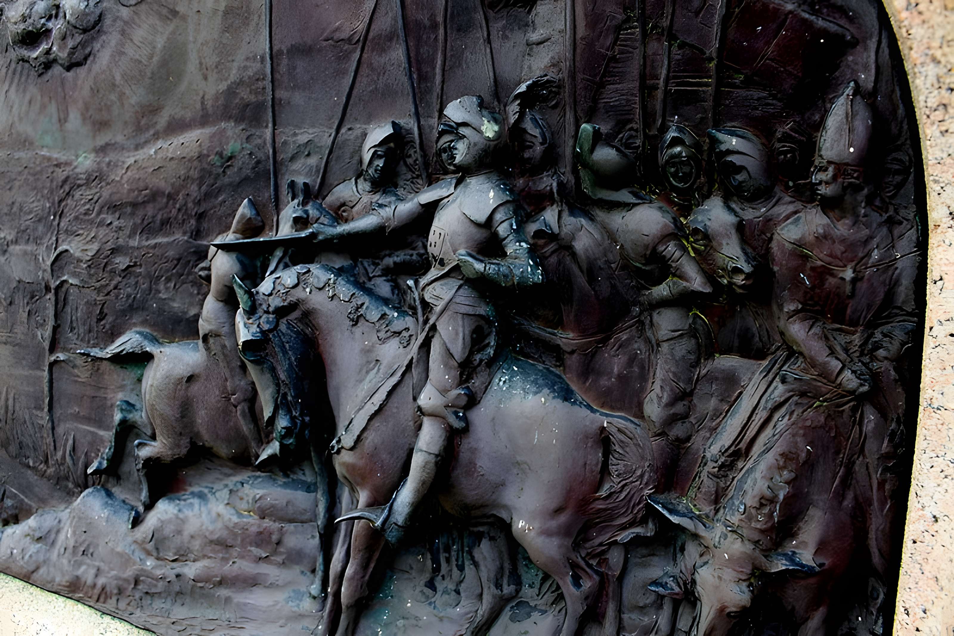 Groupe sculpté de la bataille de Formigny