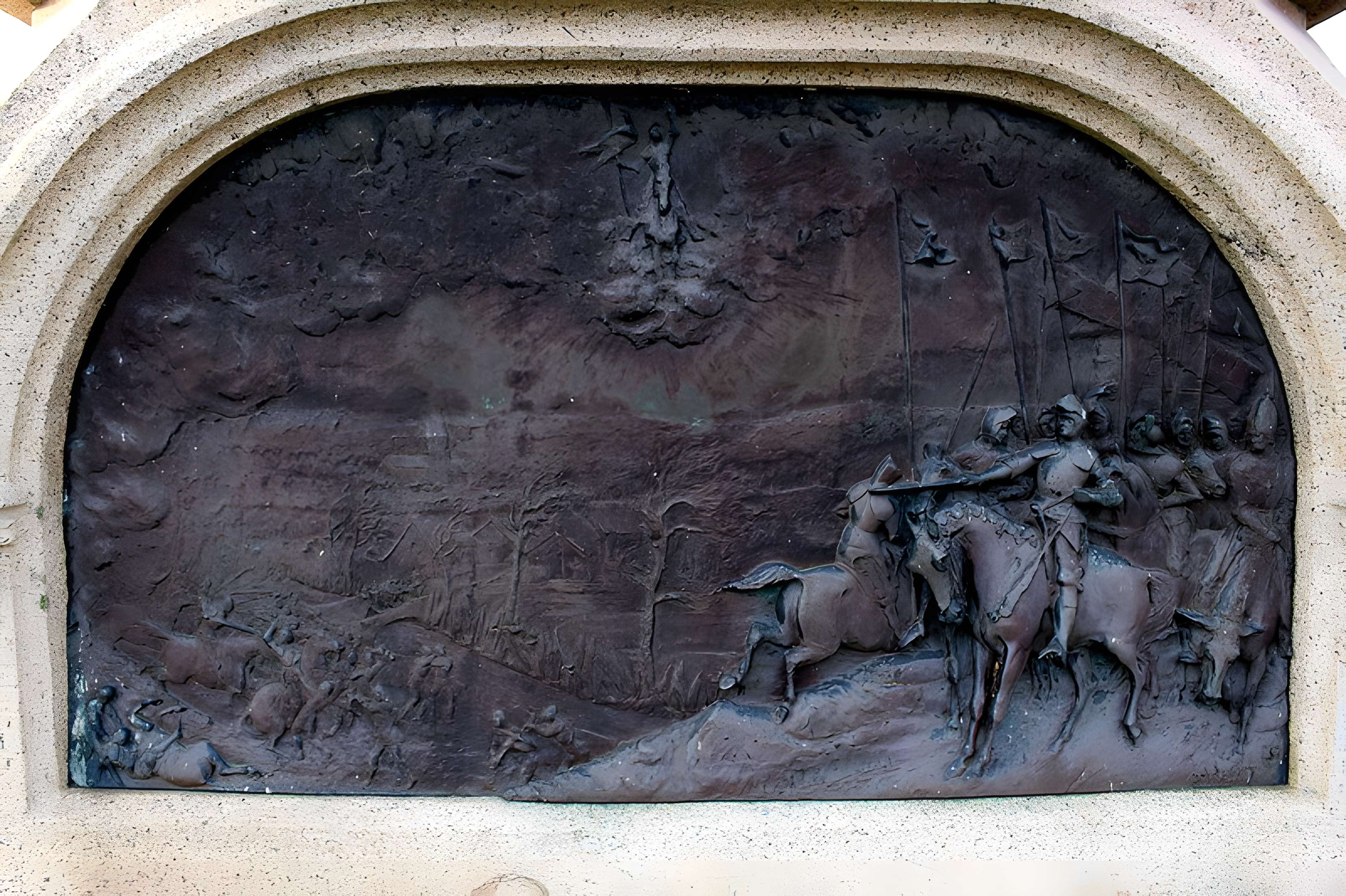 Groupe sculpté de la bataille de Formigny