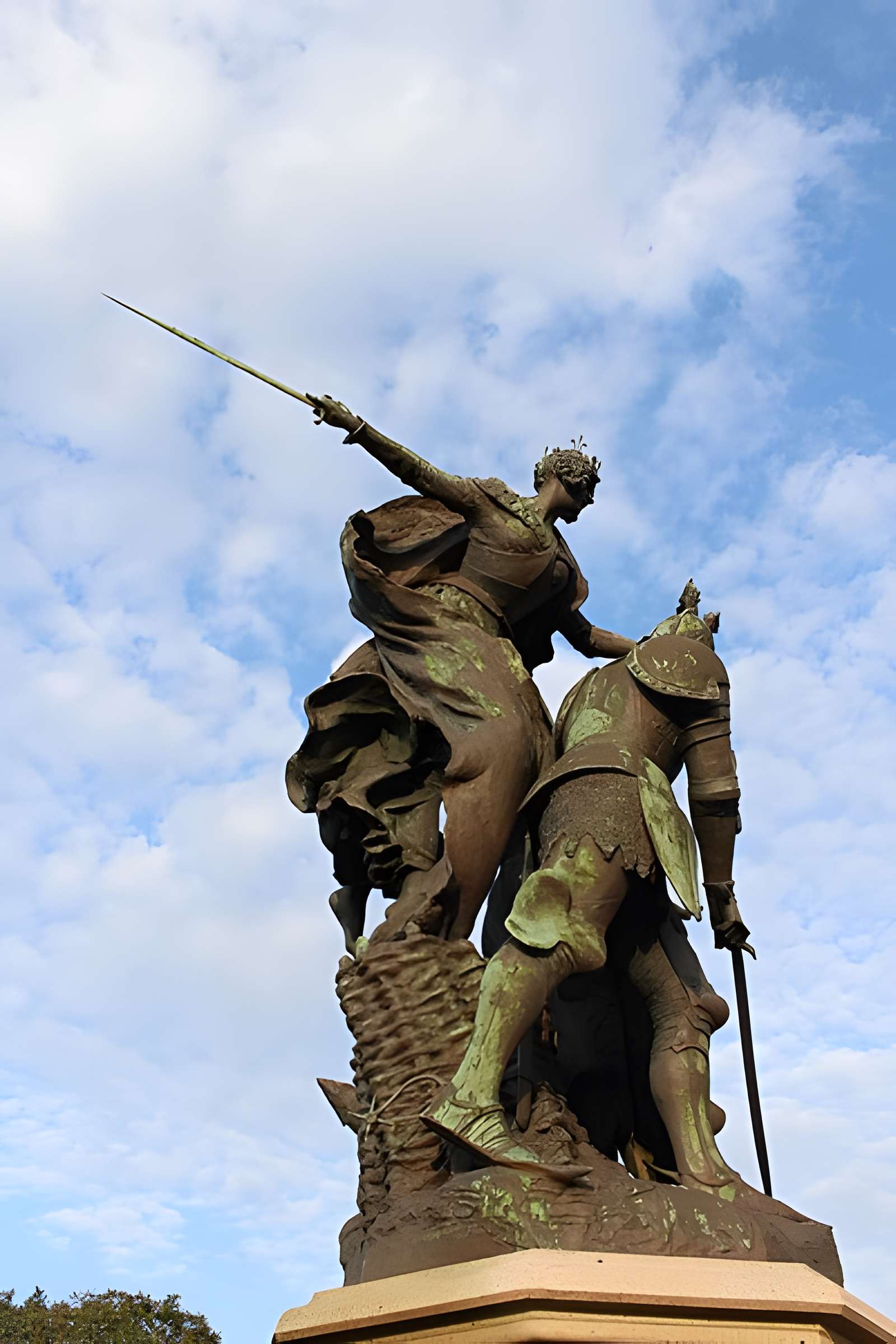 Groupe sculpté de la bataille de Formigny