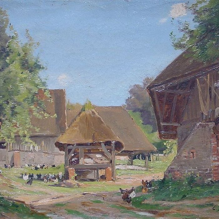 Photo de Manoir de Conti en pans de bois à Vasouy