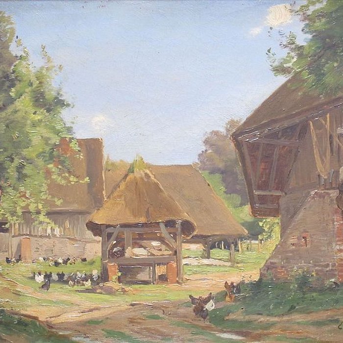 Photo de Manoir de Conti en pans de bois à Vasouy
