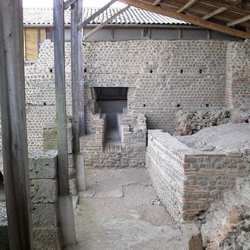 Restes dun amphithéâtre