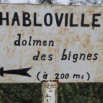 Dolmen des Bignes à Habloville