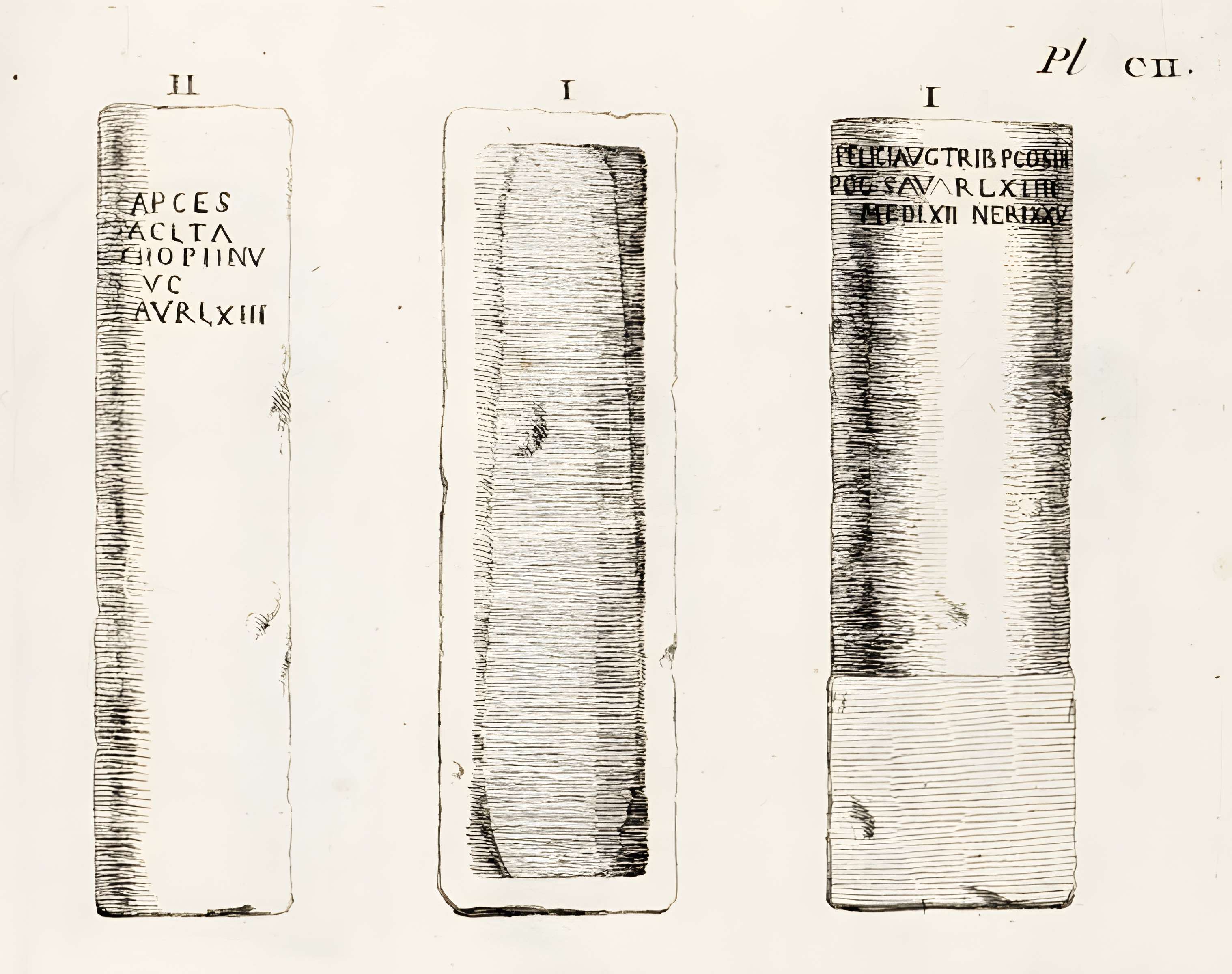 Borne milliaire en pierre de l'époque gallo-romaine
