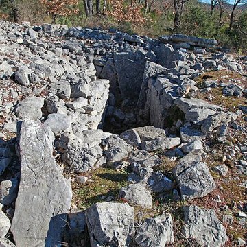 Dolmen et Tombe en blocs de Mauvans Sud à Saint-Cézaire-sur-Siagne