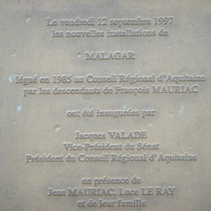 Photo de Domaine de Malagar demeure de François Mauriac à Saint-Maixant