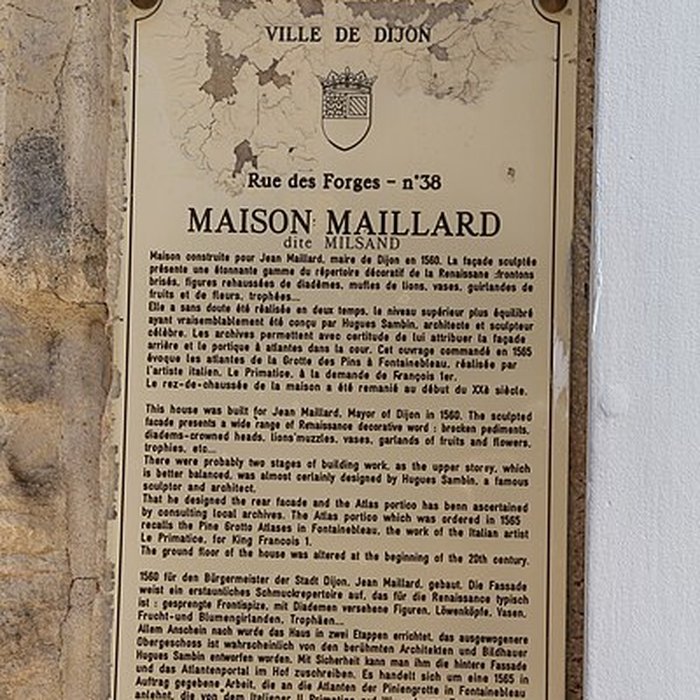 Photo de Maison Milsand, dite aussi des Ambassadeurs