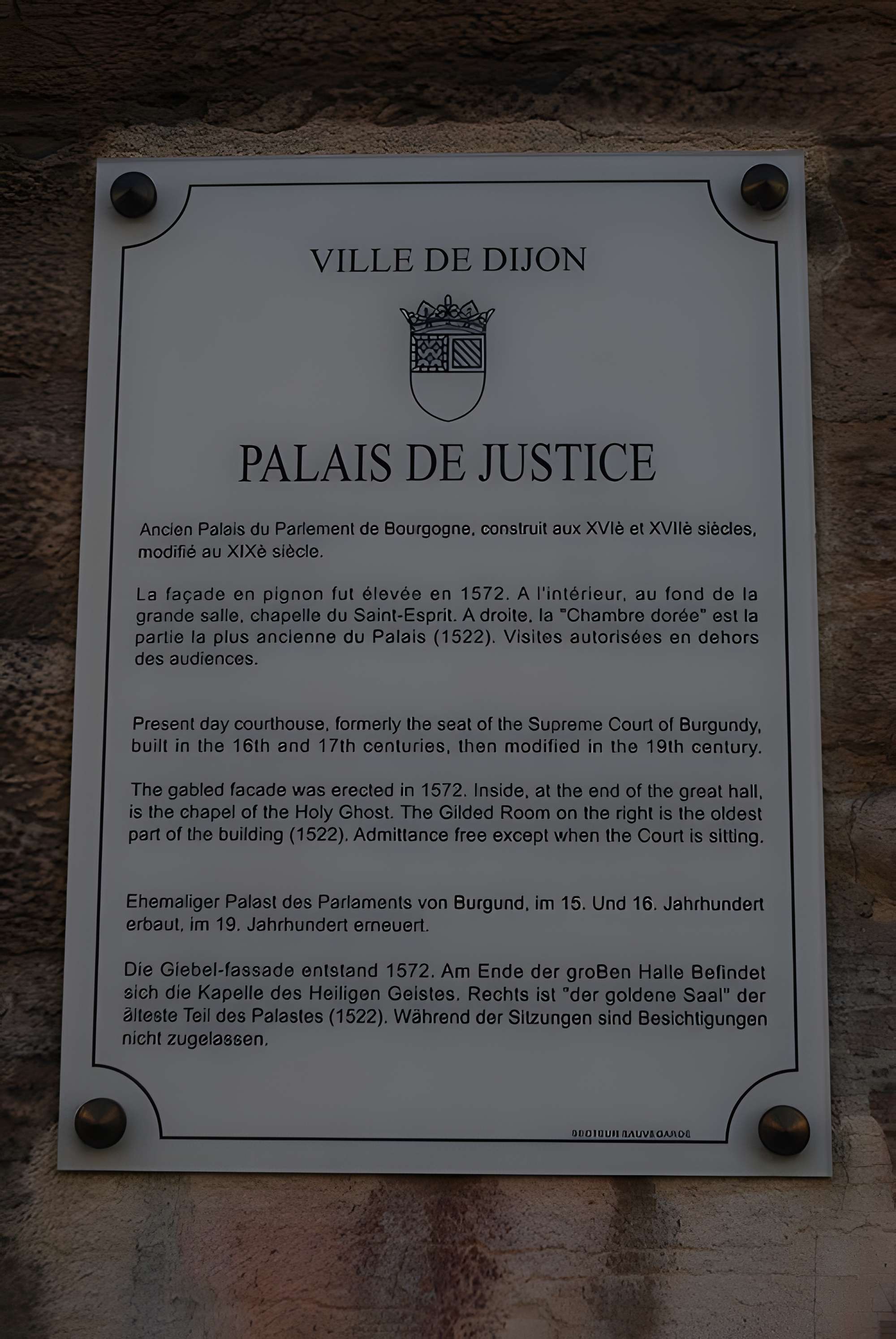 Palais de Justice
