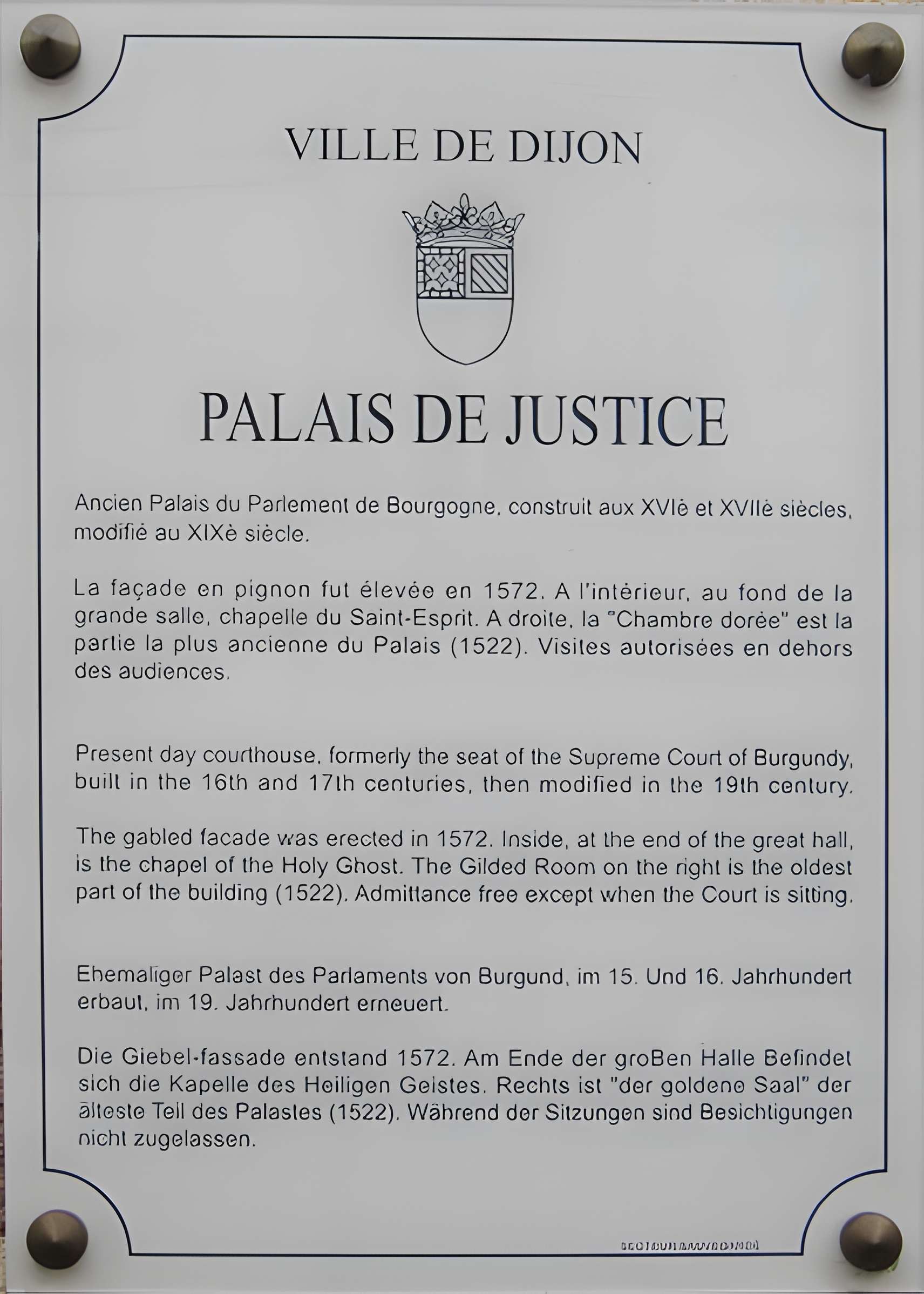 Palais de Justice