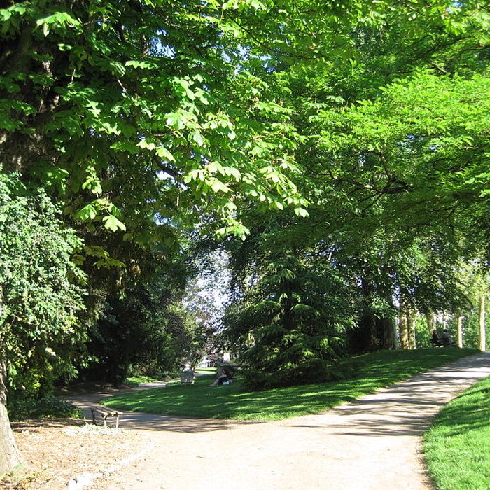 Photo de Réservoir Darcy et jardin Darcy, y compris ses clôtures et la fontaine de la Jeunesse