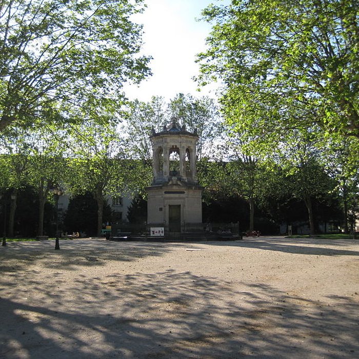 Photo de Réservoir Darcy et jardin Darcy, y compris ses clôtures et la fontaine de la Jeunesse