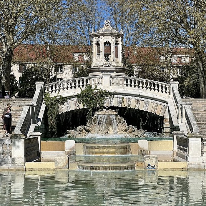 Photo de Réservoir Darcy et jardin Darcy, y compris ses clôtures et la fontaine de la Jeunesse