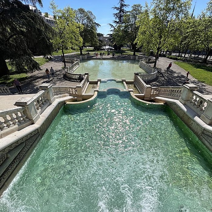 Photo de Réservoir Darcy et jardin Darcy, y compris ses clôtures et la fontaine de la Jeunesse