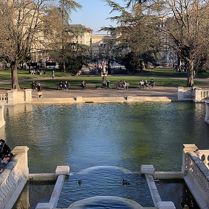 Photo de Réservoir Darcy et jardin Darcy, y compris ses clôtures et la fontaine de la Jeunesse