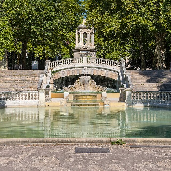 Photo de Réservoir Darcy et jardin Darcy, y compris ses clôtures et la fontaine de la Jeunesse
