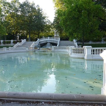 Réservoir Darcy et jardin Darcy, y compris ses clôtures et la fontaine de la Jeunesse