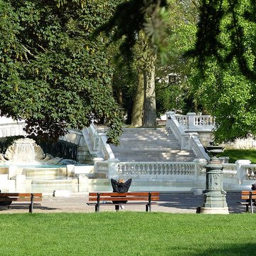 Réservoir Darcy et jardin Darcy, y compris ses clôtures et la fontaine de la Jeunesse