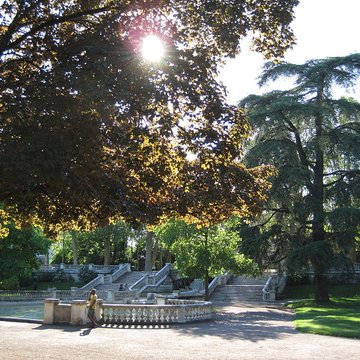 Réservoir Darcy et jardin Darcy, y compris ses clôtures et la fontaine de la Jeunesse