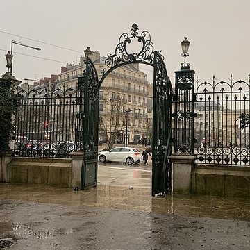 Réservoir Darcy et jardin Darcy, y compris ses clôtures et la fontaine de la Jeunesse