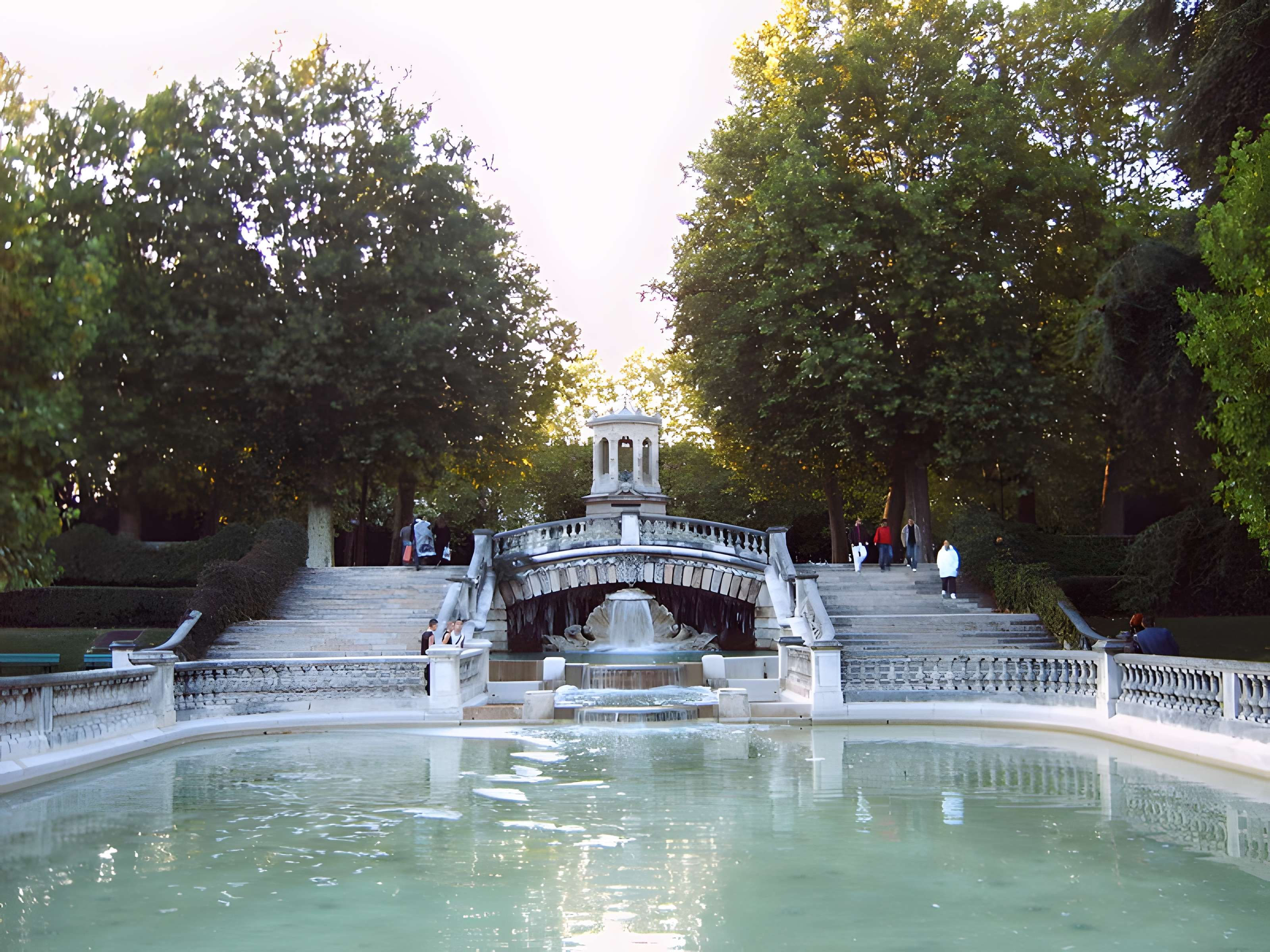 Réservoir Darcy et jardin Darcy, y compris ses clôtures et la fontaine de la Jeunesse