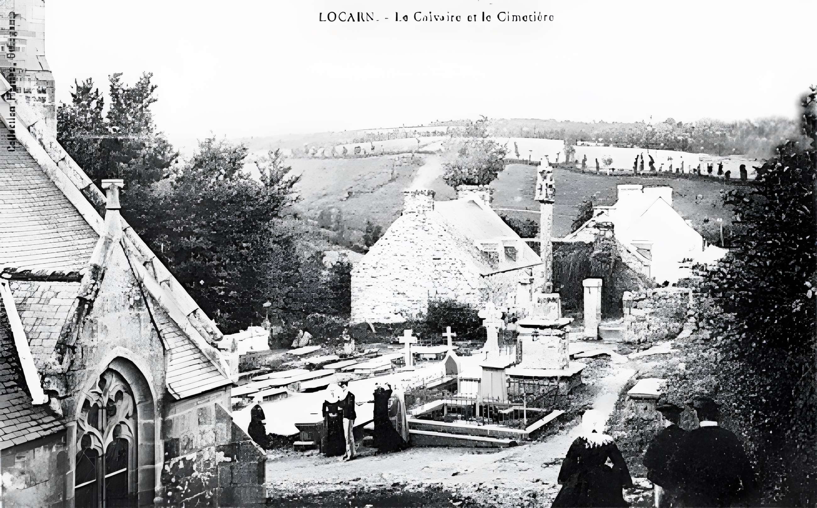 Eglise Saint-Hernin et cimetière