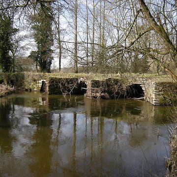 Pont gaulois dit de Sainte-Catherine également sur commune de Plounévézel, dans le Finistère
