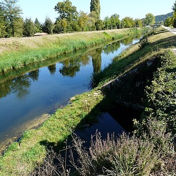 Canal de Lalinde aqueduc et pont-déversoir de la Tuilerie de Villeneuve