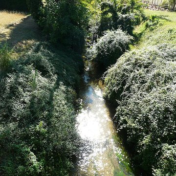 Canal de Lalinde aqueduc et pont-déversoir de la Tuilerie de Villeneuve