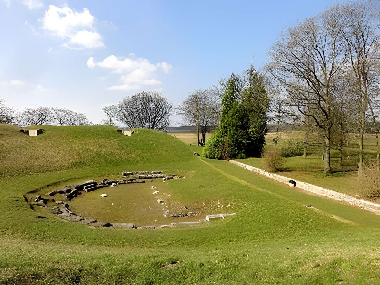 Champlieu thermes romaines de Bethisy-Saint-Pierre 