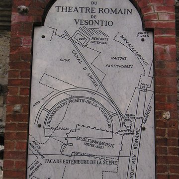 Vestiges archéologiques ensemble