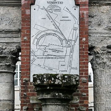 Vestiges archéologiques ensemble